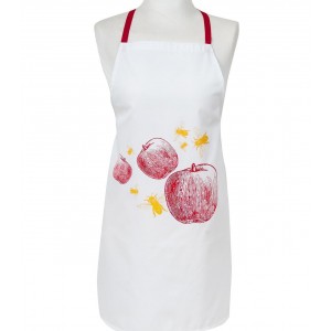 Apron with Apples & Bees Design in Cotton Rosh Hashana