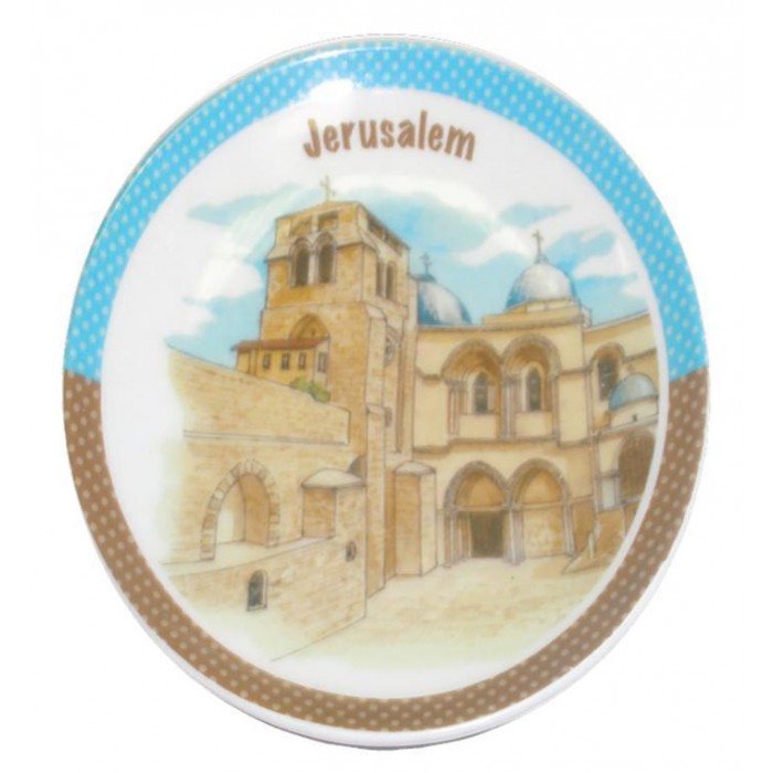 Church of the Holy Sepulchre Ceramic Plate